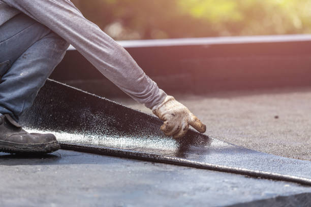 Professional Emergency Waterproofing technician working in Wellington, OH